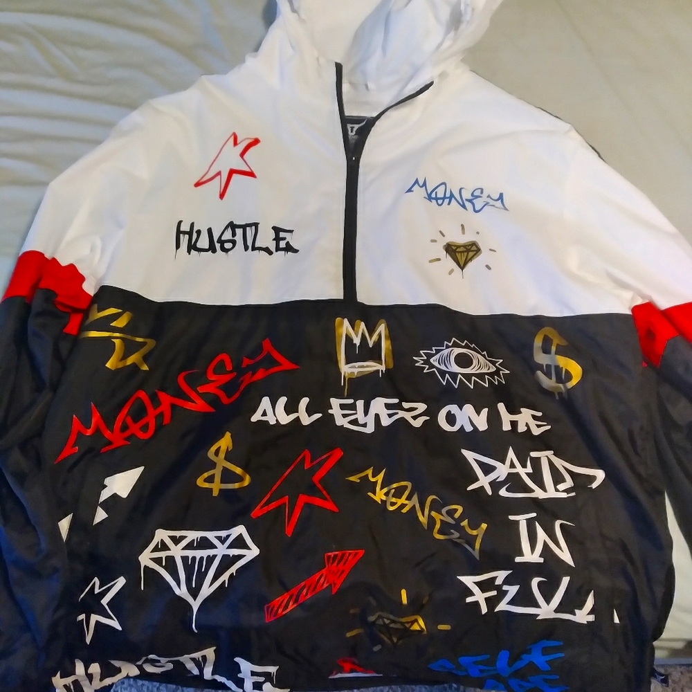 Screenshot brand rain jacket style pullover!